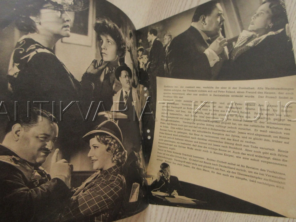 SENSAČNÍ PROCES CASILLA, H. GEORGE, J. FREYBE, A. HEHN, FILM NĚM. ŘÍŠE, FILM KURIER VBŠ Č. 2974