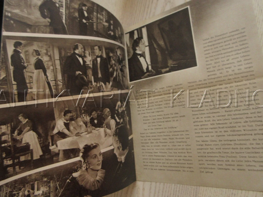 DIE UNHEIMLICHEN WÜNSCHE, H. HOLT, O. TSCHECHOWA, P. DAHLKE, FILM NĚM. ŘÍŠE, FILM KURIER VBŠ Č. 2975