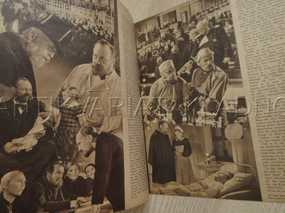 ROBERT KOCH, BOJOVNÍK SE SMRTÍ, E. JANNINGS, P. BILDT, V. V. BALLASKO, FILM NĚM. ŘÍŠE, FILM KURIER VBŠ Č. 2983