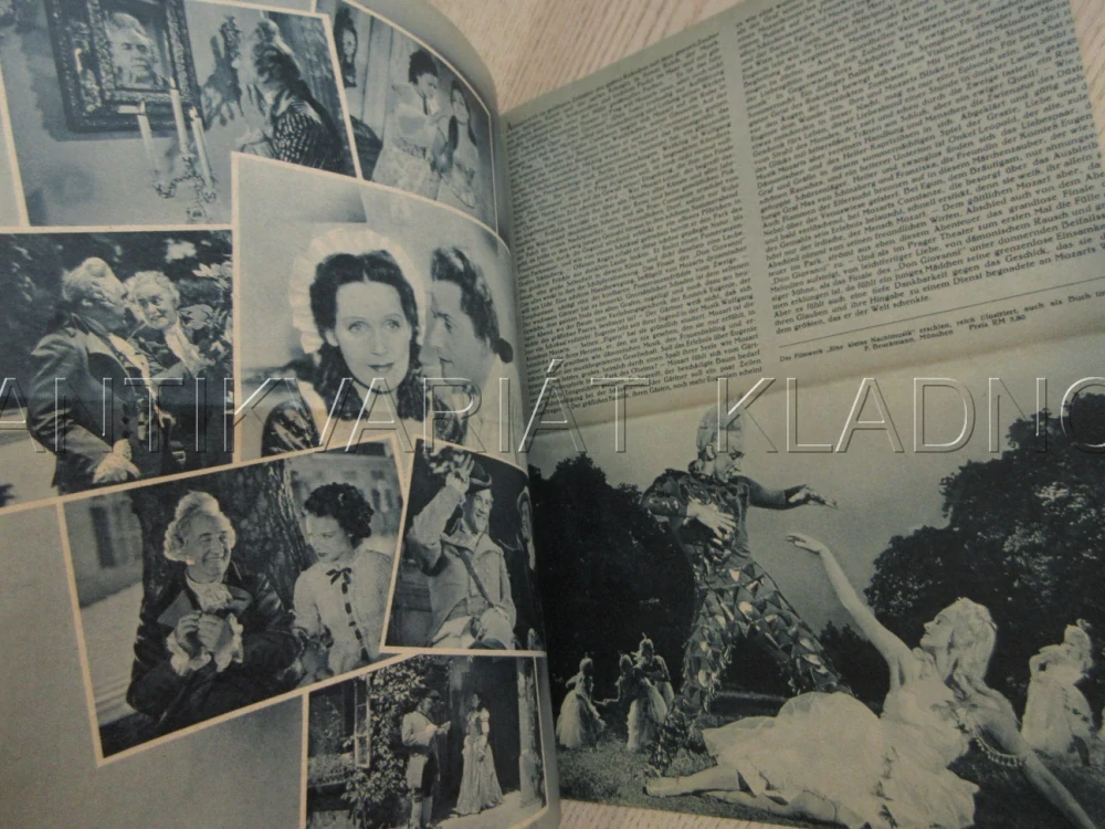 MOZARTOVA CESTA DO PRAHY, H. STELZER, CH. MARDAYN, O. ENGEL, FILM NĚM. ŘÍŠE, FILM KURIER VBŠ Č. 3028