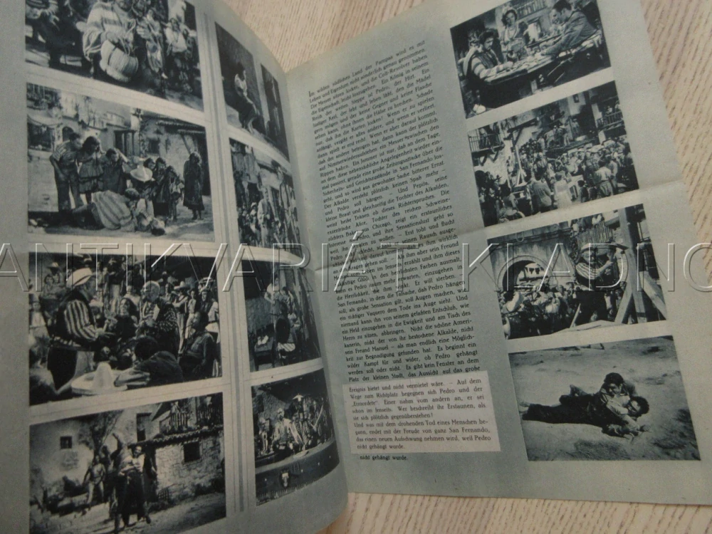 PEDRO MÁ VISET, H. GEORGE, J. TIEDTKE, G. KNUTH, FILM NĚM. ŘÍŠE, FILM KURIER VBŠ Č. 3036