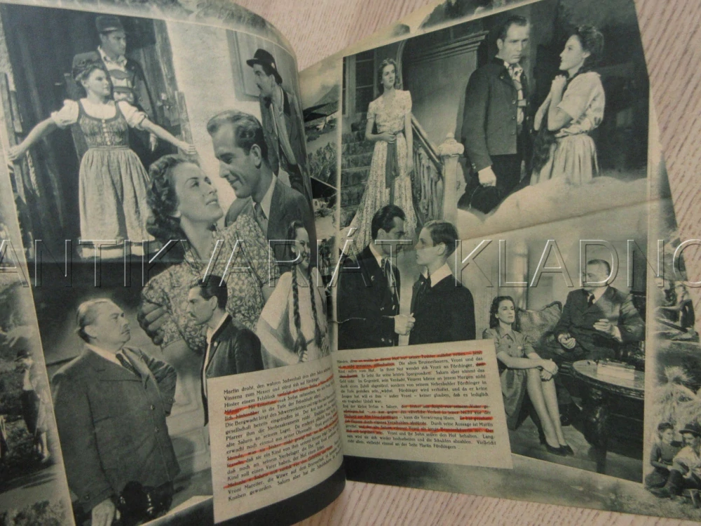 PRÁVO NA LÁSKU, M. SCHNEIDER, V. STAAL, P. WEGENER, FILM NĚM. ŘÍŠE, FILM KURIER VBŠ Č. 3039