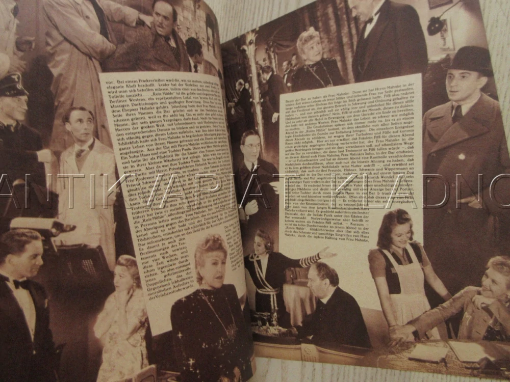 OBCHOD VEDE VDOVA, I. WÜST, G. WEIER, T. LINGEN, FILM NĚM. ŘÍŠE, FILM KURIER VBŠ Č. 3048