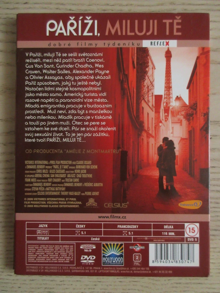 PAŘÍŽI, MILUJI TĚ, DVD FILM