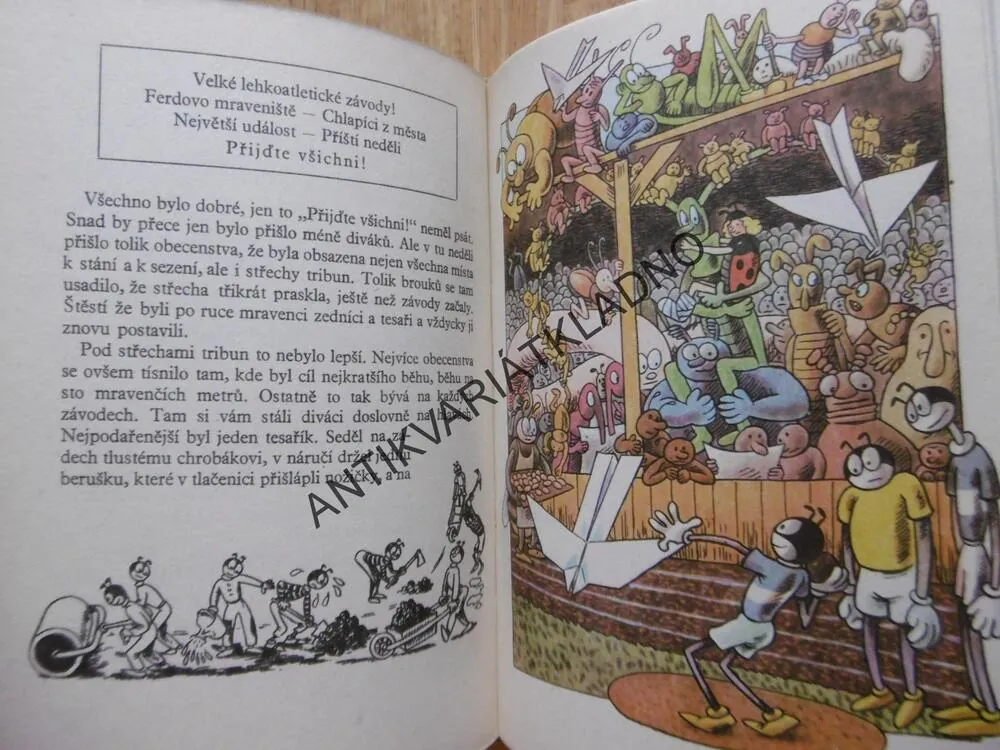 FERDA CVIČÍ MRAVENIŠTĚ, SEKORA, 1978, **an