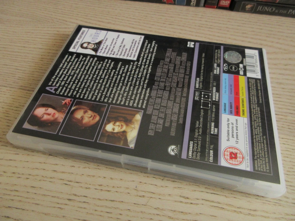 HODINY, M. STREEP, J. MOORE, N. KIDMAN, GB OBAL, ČESKÉ DVD FILM