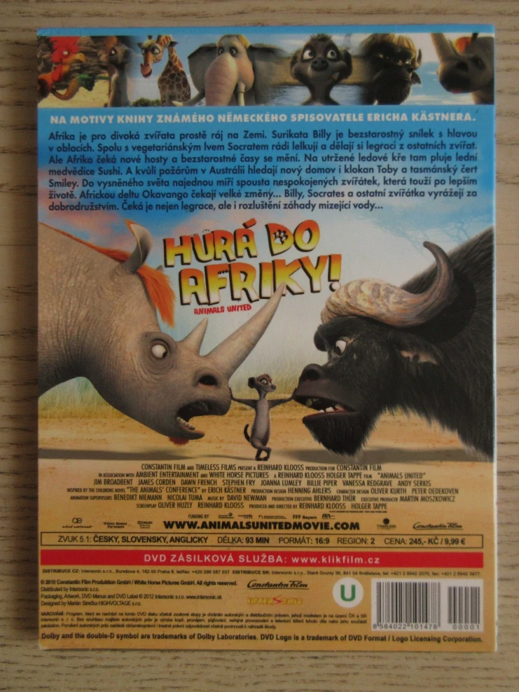 HURÁ DO AFRIKY!, DVD FILM
