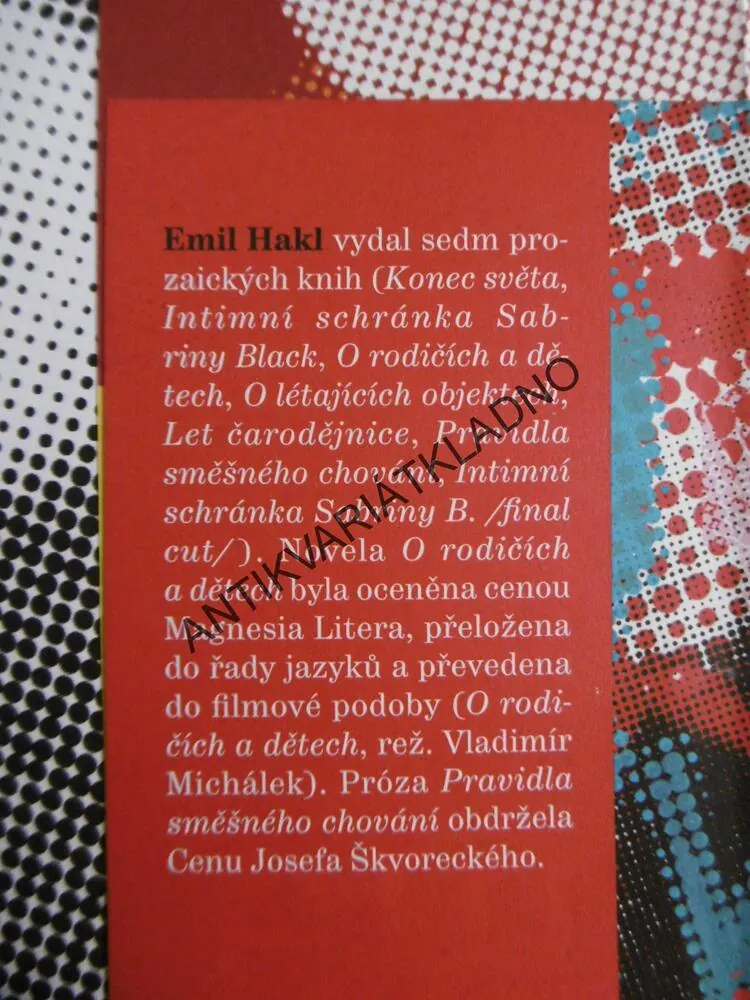 SKUTEČNÁ UDÁLOST, EMIL HAKL