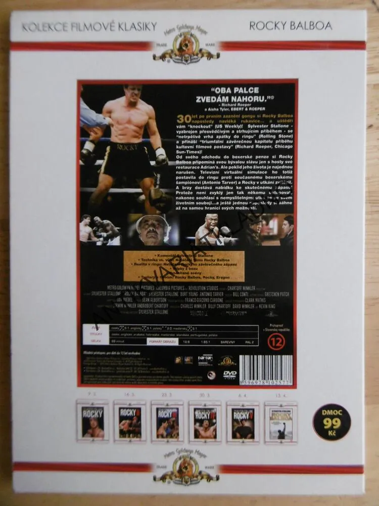 ROCKY BALBOA, DVD FILM