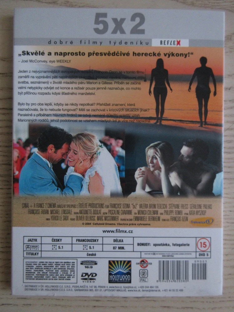 5X2, R: F. OZON, DVD FILM