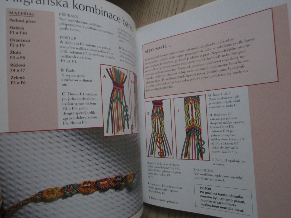 NÁRAMKY PŘÁTELSTVÍ Z BAREVNÉ PŘÍZE, KŮŽE I LÝKA, HEIDI GRUNDOVÁ-THORPEOVÁ, NATASCHA SANWALDOVÁ, **an
