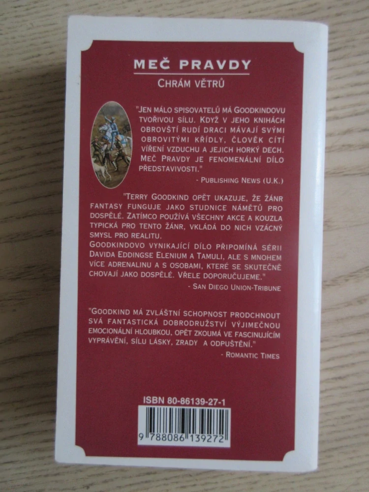 CHRÁM VĚTRŮ 2: PROROCTVÍ CÍSAŘE JAGANGA, TERRY GOODKIND, MEČ PRAVDY, **an