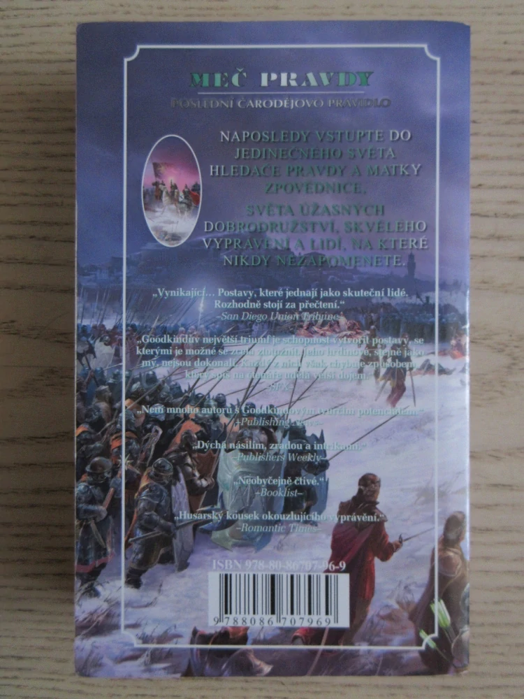 ZPOVĚDNICE 2: POSLEDNÍ ČARODĚJOVO PRAVIDLO, TERRY GOODKIND, MEČ PRAVDY, **an