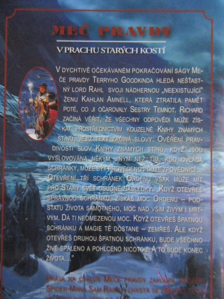 FANTOM 2: V PRACHU STARÝCH KOSTÍ, TERRY GOODKIND, MEČ PRAVDY, **an