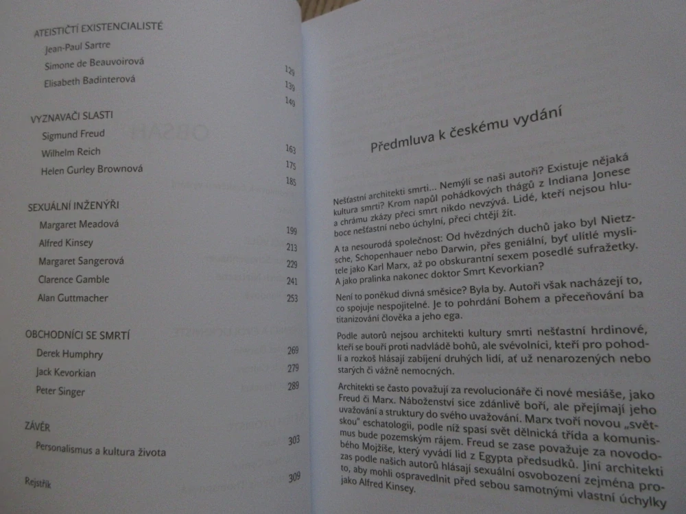 ARCHITEKTI KULTURY SMRTI, DONALD DEMARCO, BENJAMIN WIKER, **an