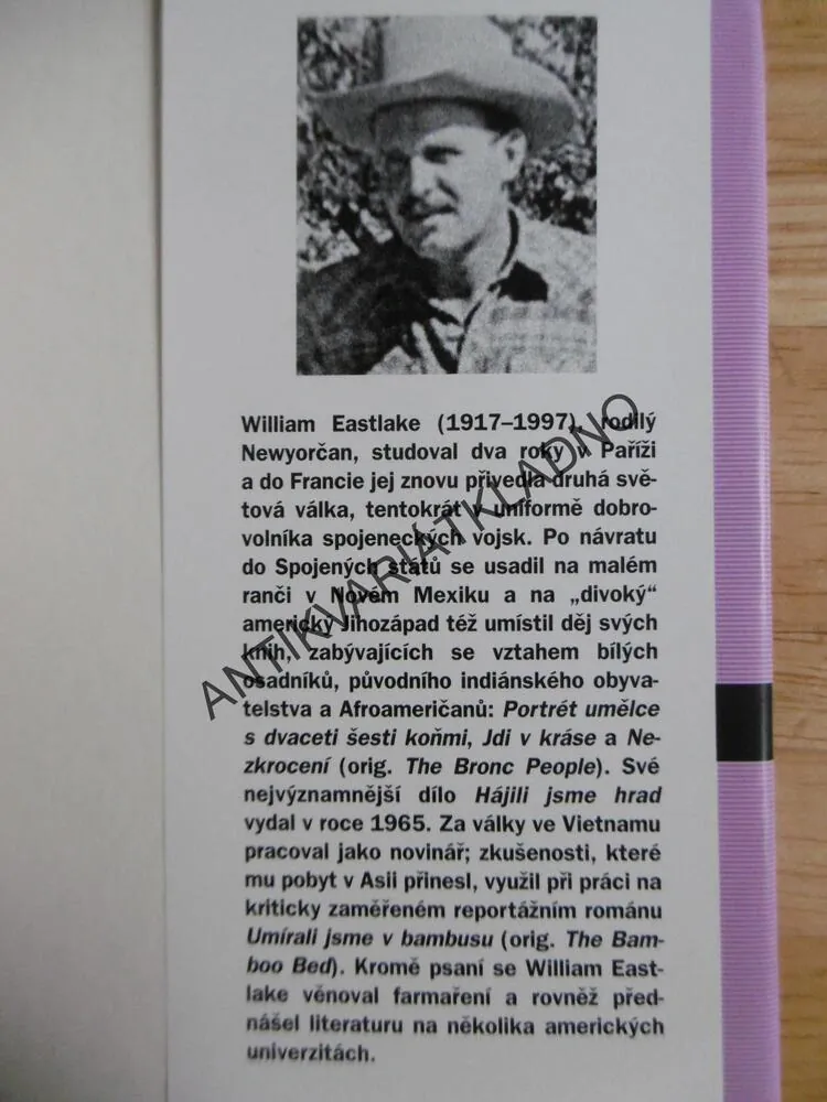 HÁJILI JSME HRAD, WILLIAM EASTLAKE, **an