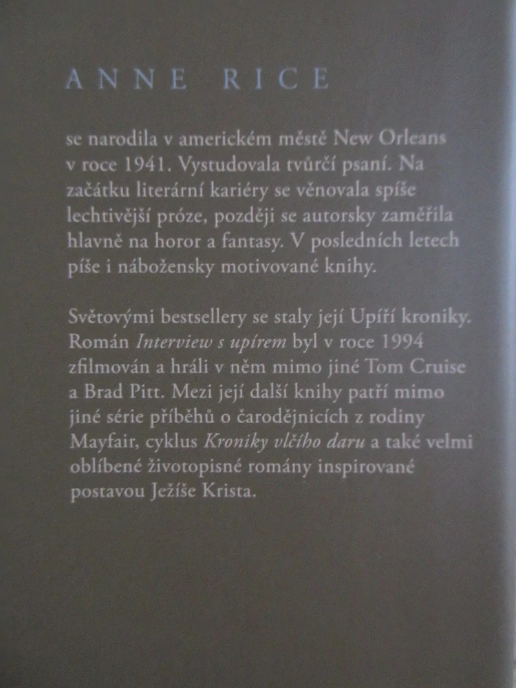 MLADÝ MESIÁŠ, ANNE RICE, **an