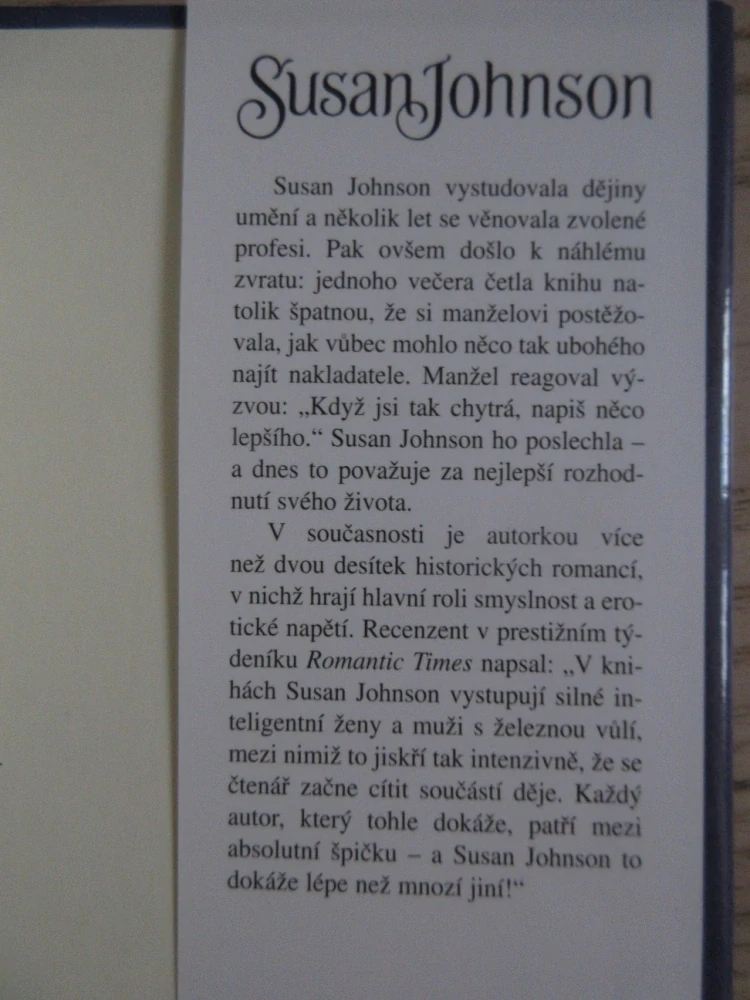 SLADKÝ HŘÍCH, SUSAN JOHNSON, **an