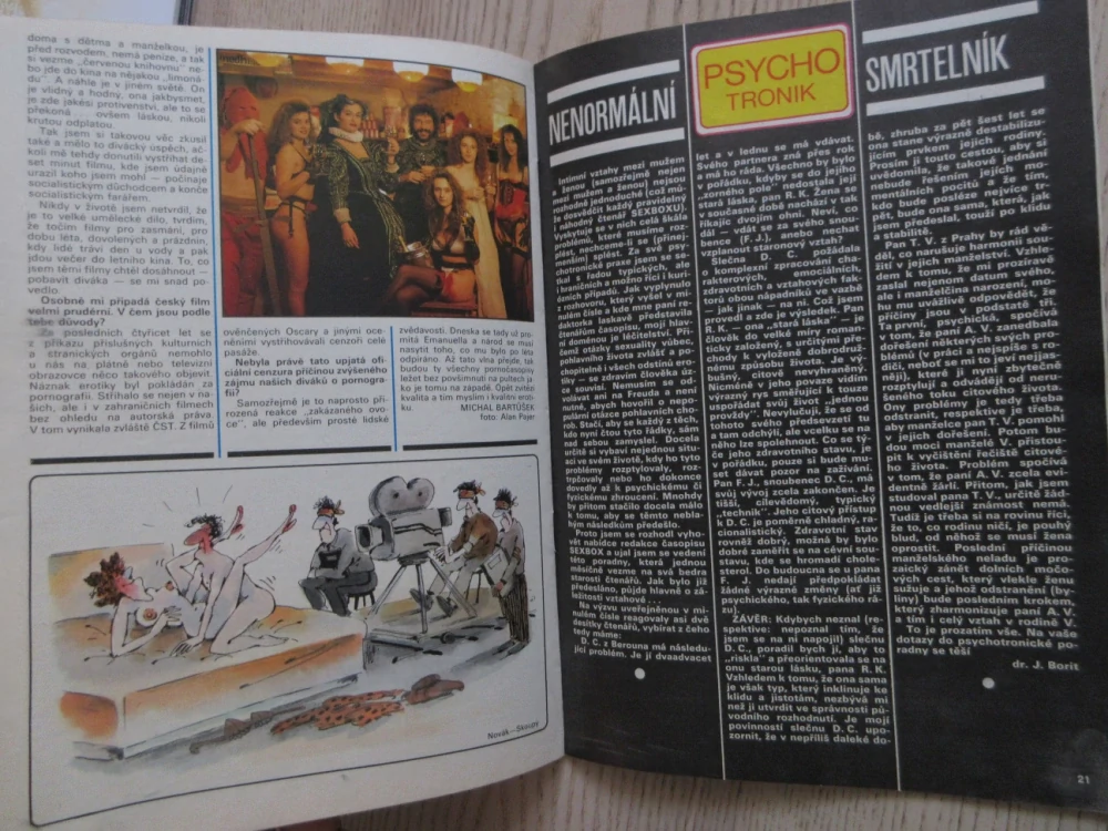 SEX BOX 3, MĚSÍČNÍK HUMORU O ŽENÁCH A MUŽÍCH, NEPRAKTA, 1991