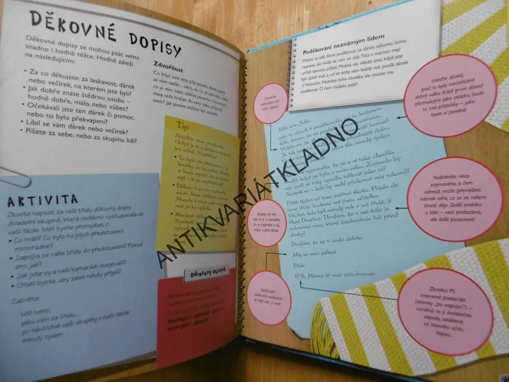 JAK PSÁT PŘÍBĚHY, BÁSNĚ, DOPISY, PROJEKTY, REPORTÁŽE, E-MAILY... A DALŠÍ, **an