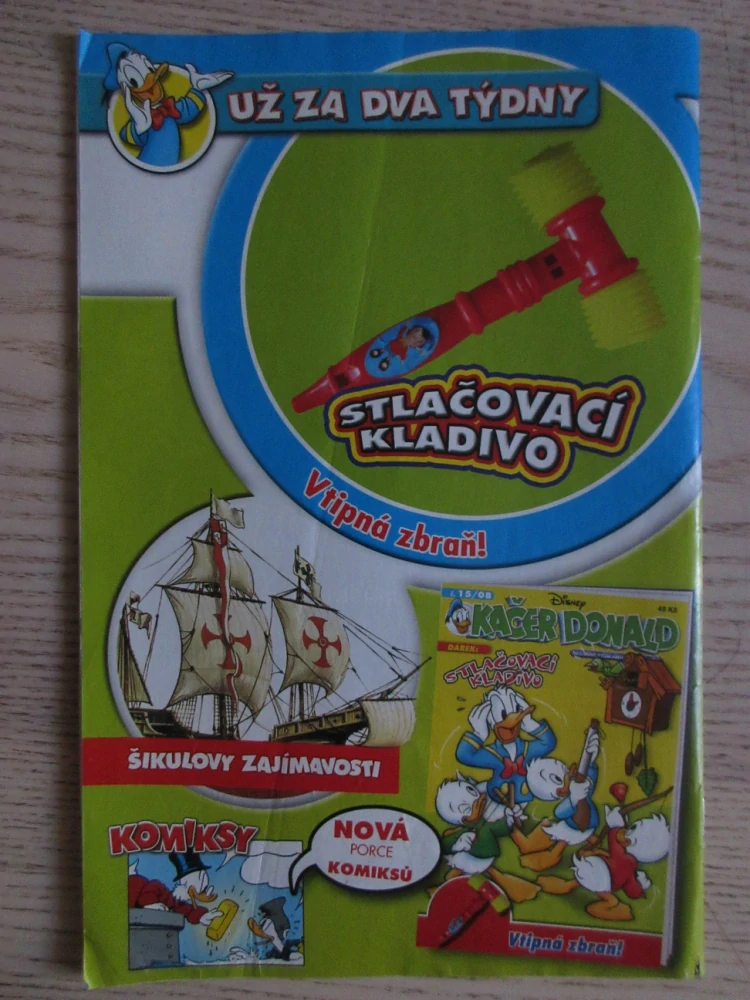 KAČER DONALD, 14/08, KOMIKS, DISNEY