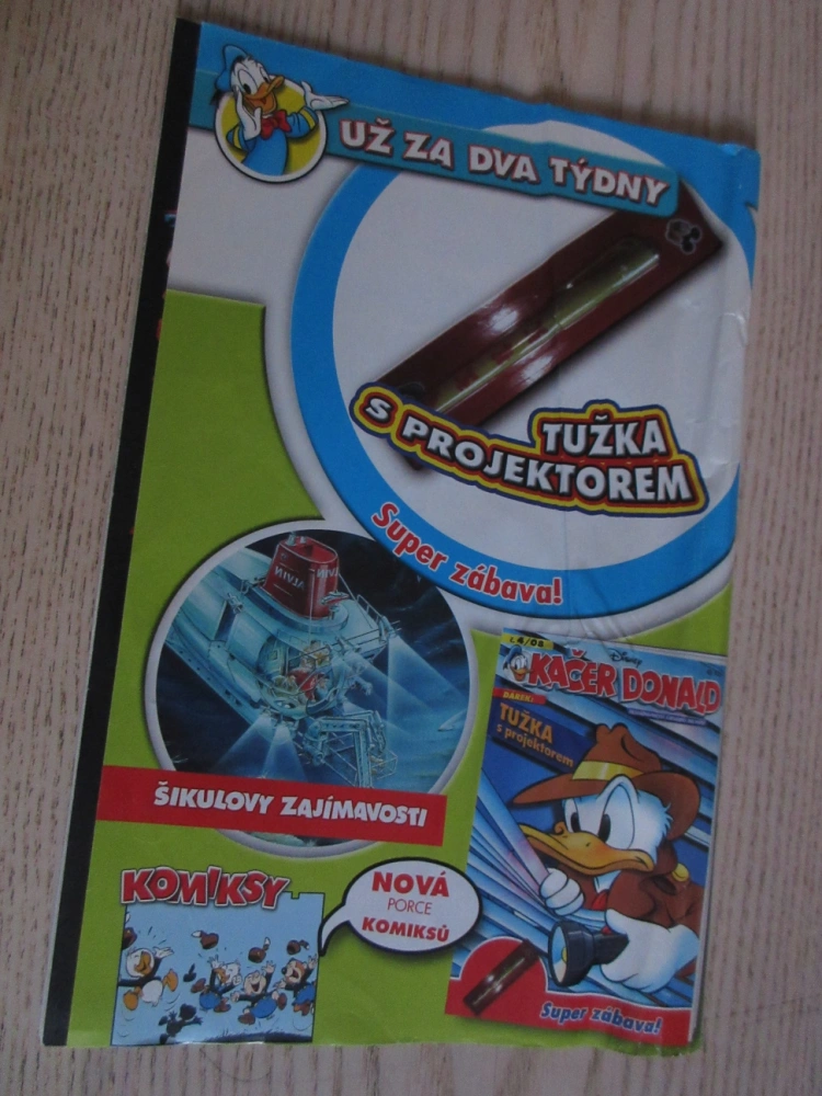 KAČER DONALD, 3/08, KOMIKS, DISNEY