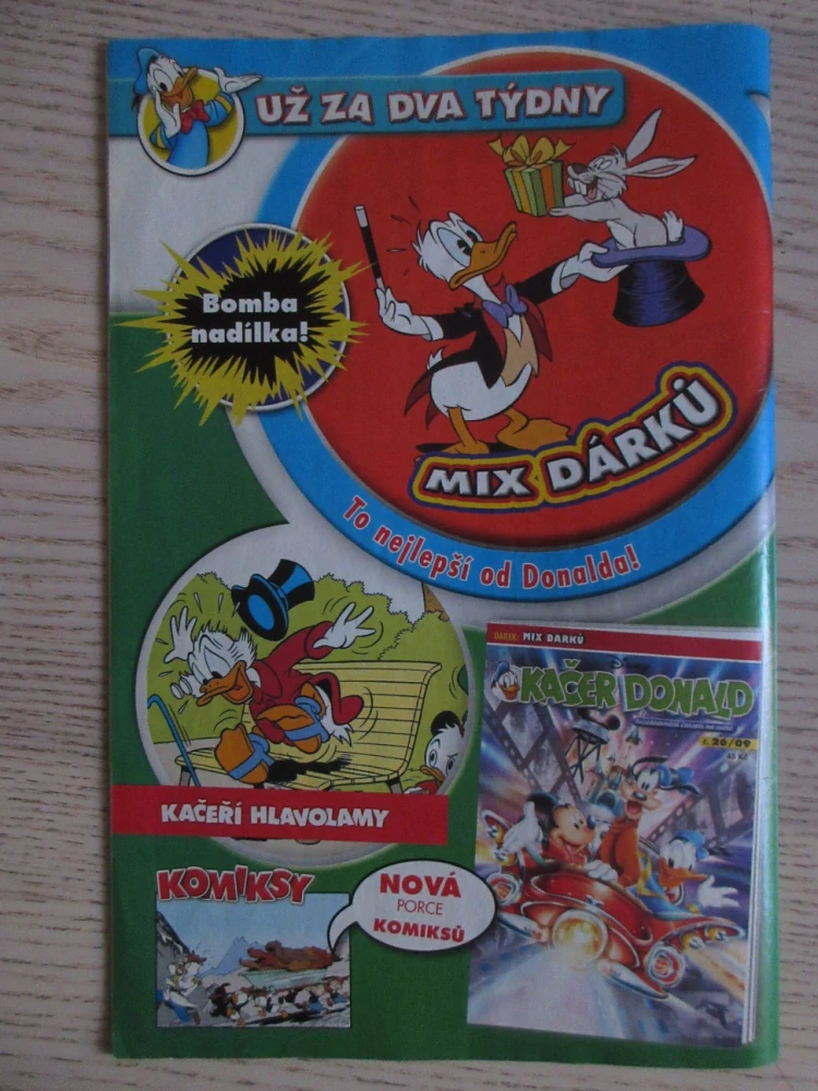 KAČER DONALD, 25/09, KOMIKS, DISNEY