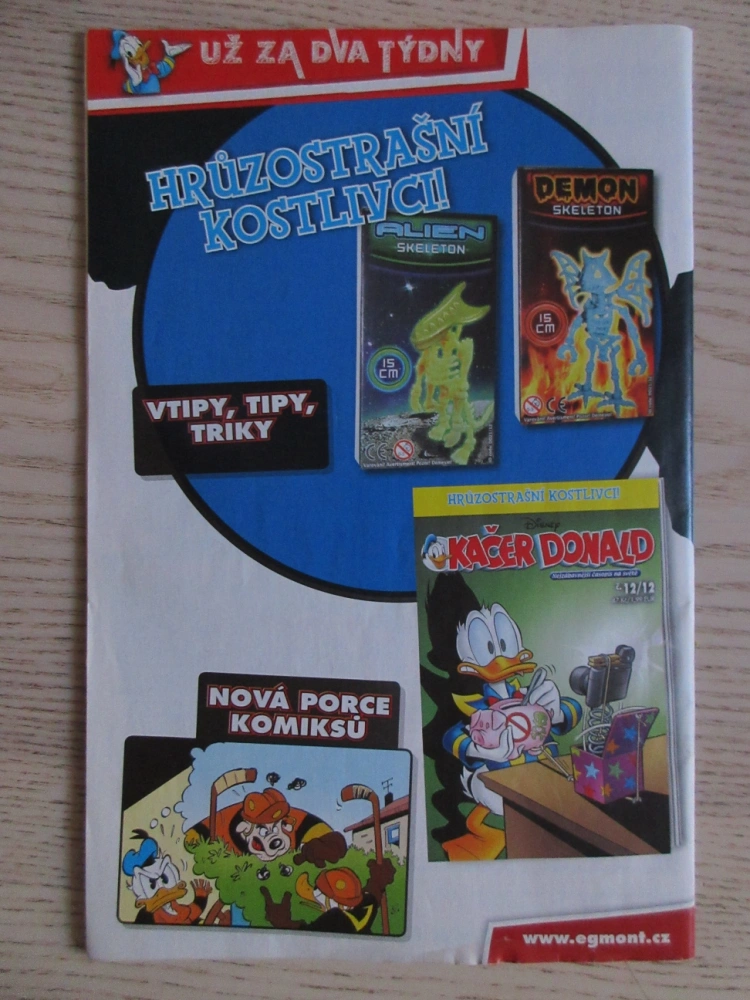KAČER DONALD, 11/12, KOMIKS, DISNEY