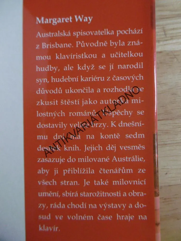 PROKLETÝ RÁJ, MARGARET WAY, **an