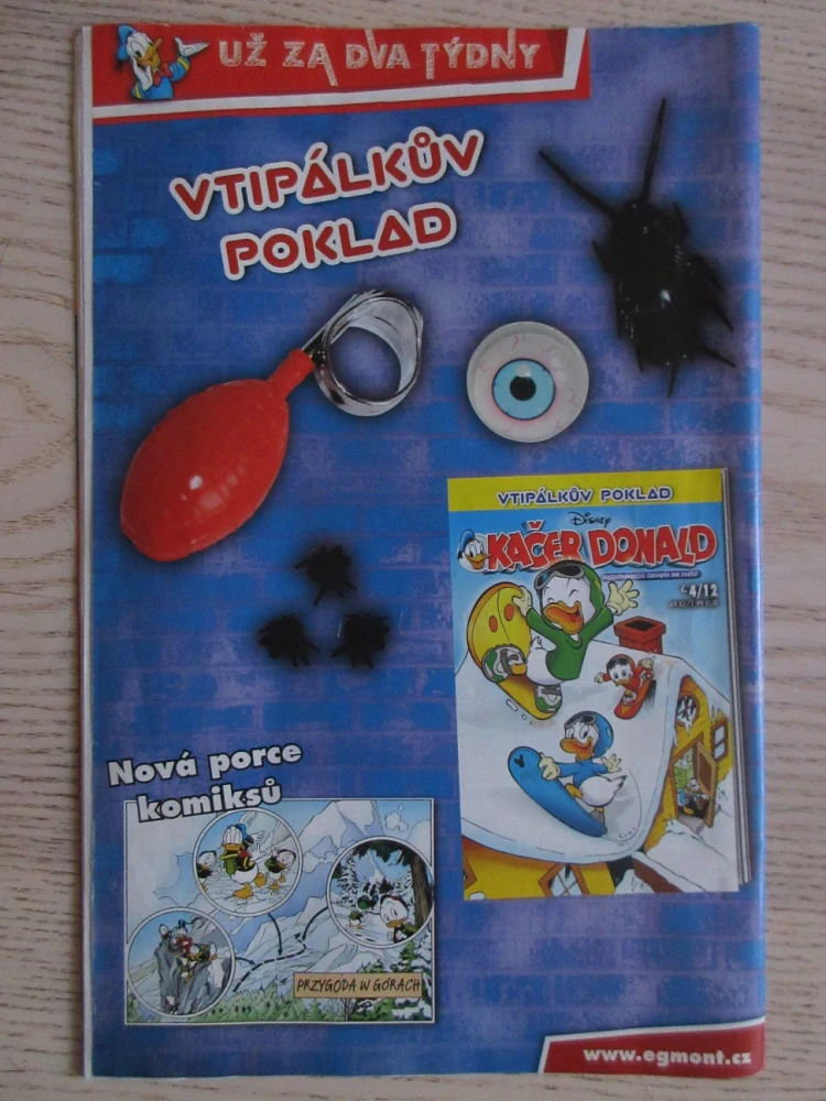KAČER DONALD, 3/13, KOMIKS, DISNEY