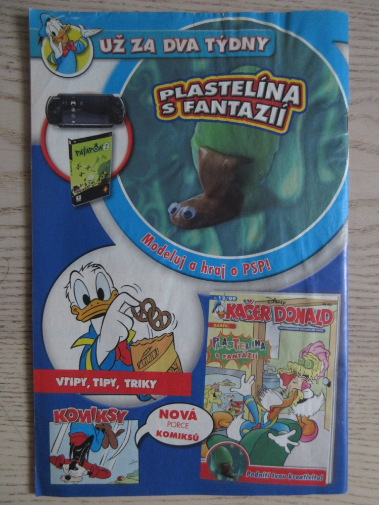 KAČER DONALD, 11/09, KOMIKS, DISNEY