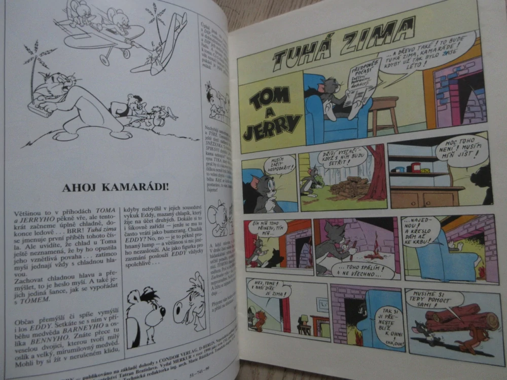 SUPER TOM A JERRY, 8/1990, KOMIKS