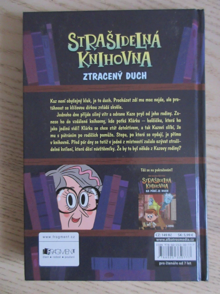 STRAŠIDELNÁ KNIHOVNA: ZTRACENÝ DUCH, DORI HILLESTAD BUTLEROVÁ, **an