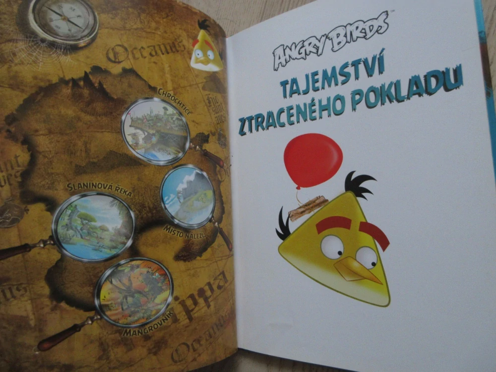 ANGRY BIRDS, TAJEMSTVÍ ZTRACENÉHO POKLADU, **an