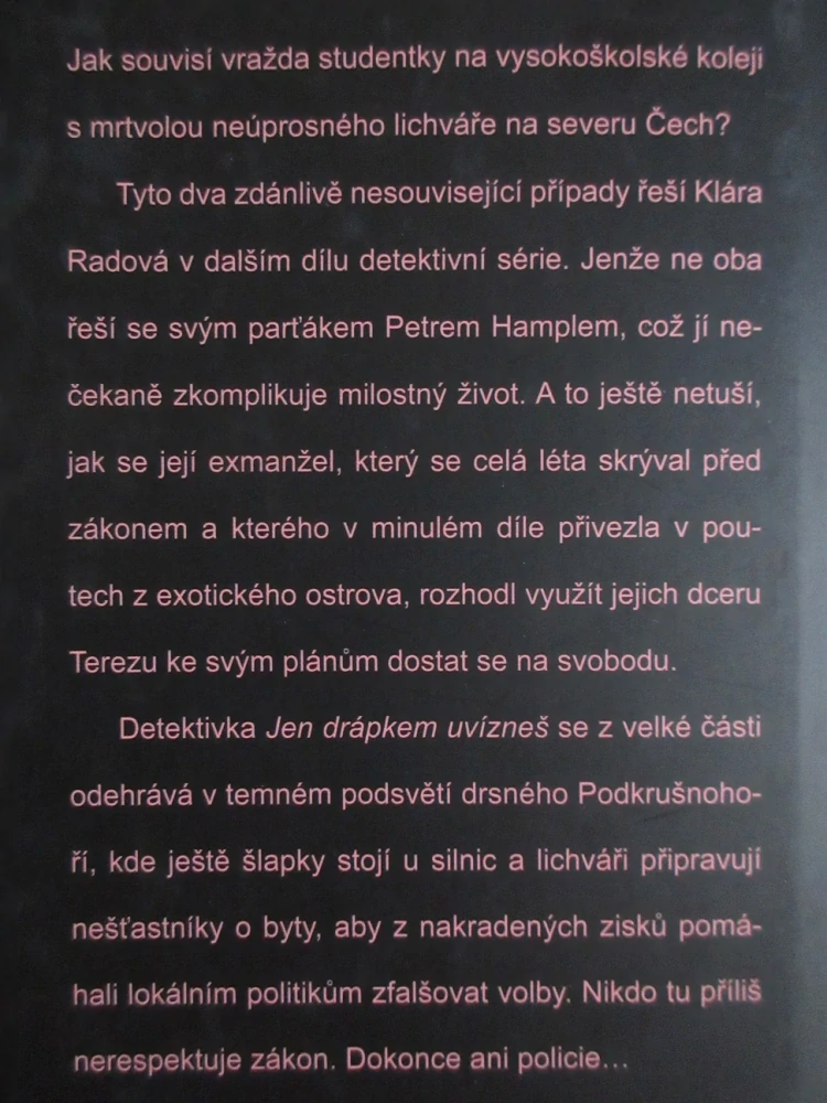 JEN DRÁPKEM UVÍZNEŠ, JOSEF KLÍMA, **an