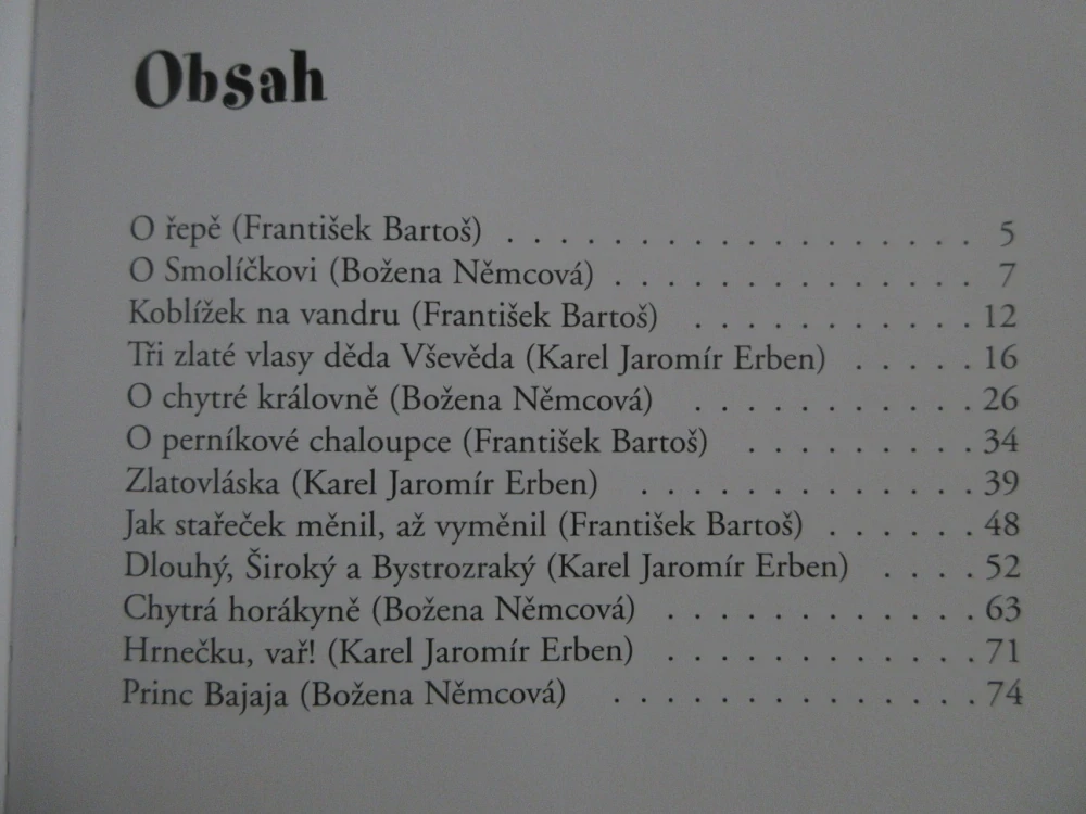 ČESKÉ POHÁDKY, ALENA PEISERTOVÁ, **an