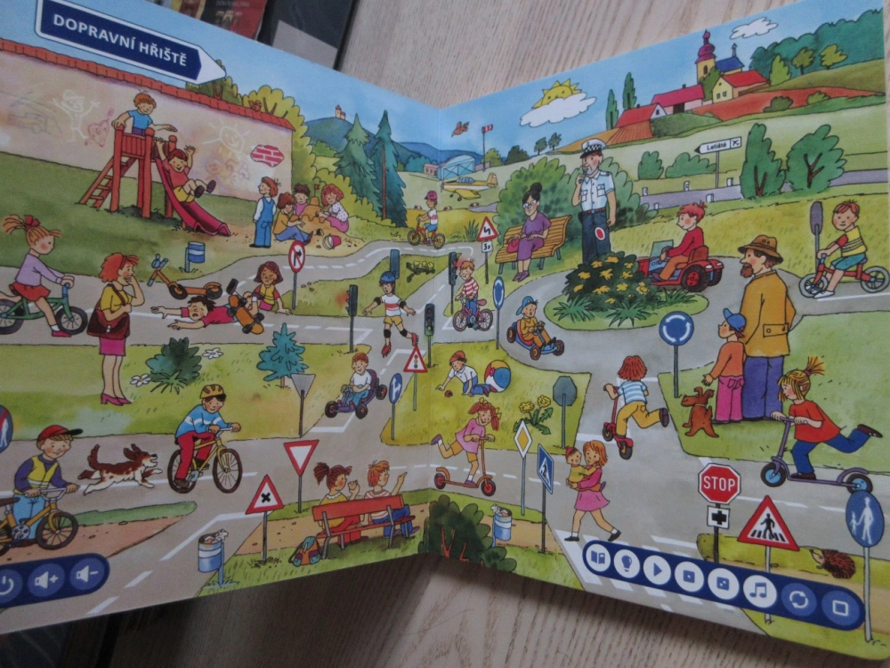 DOPRAVA, INTERAKTIVNÍ MLUVÍCÍ KNIHA, BEZ ALBI TUŽKY, **an