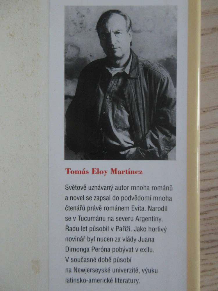 EVITA, MADDONA, TOMÁS ELOY MARTÍNEZ, **an 