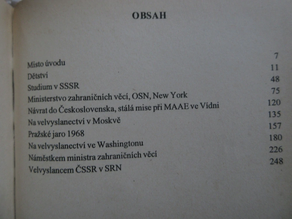 MY Z ČERNÍNA, PAMĚTI ČESKOSLOVENSKÉHO DIPLOMATA, DUŠAN SPÁČIL, **an