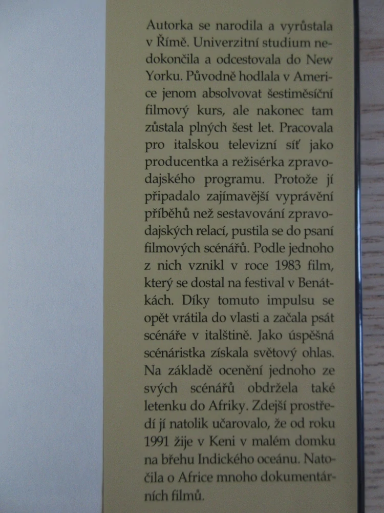 SNY UKRYTÉ V ZÁVOJI, FRANCESCA MARCIANO, **an 