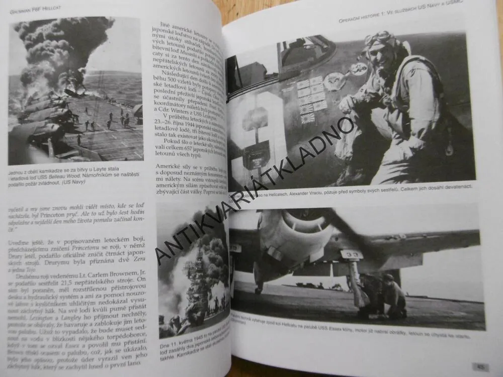 BOJOVÉ LEGENDY, GRUMMAN F6F HELLCAT, KRIST