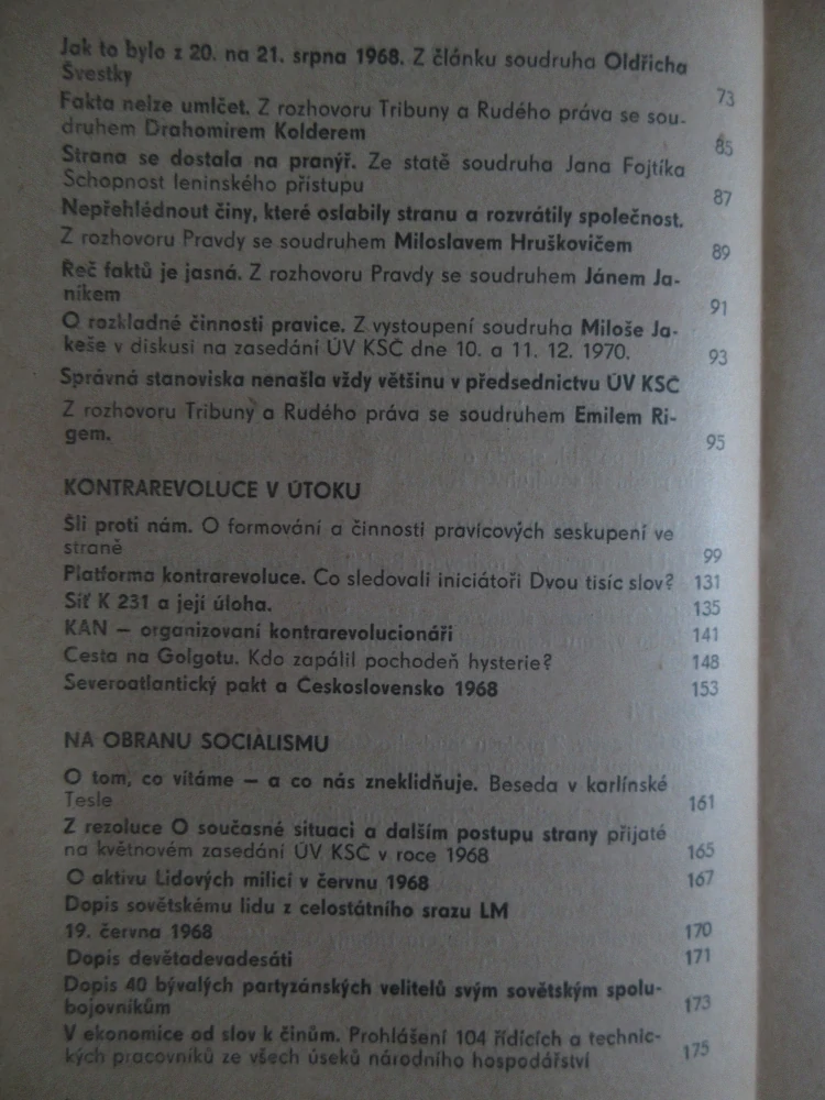 FAKTA O ROCE 1968, **an