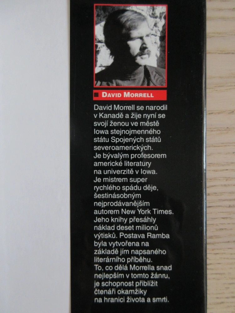 PÁTÁ PROFESE, DAVID MORRELL, **an