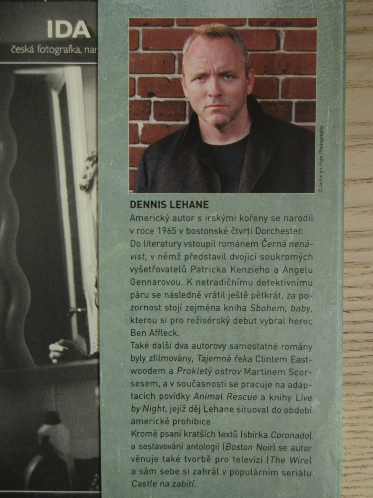DOTEK TEMNOTY, DENNIS LEHANE, **an