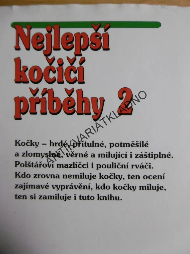 NEJLEPŠÍ KOČIČÍ PŘÍBĚHY,2., CARROLL, SETON, DE LA ROCHE, **an