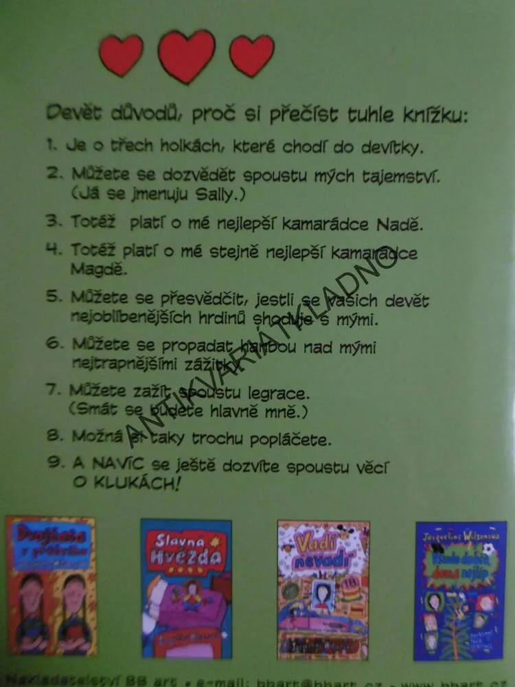 PRVNÍ LÁSKA, JACQUELINE WILSONOVÁ, **an