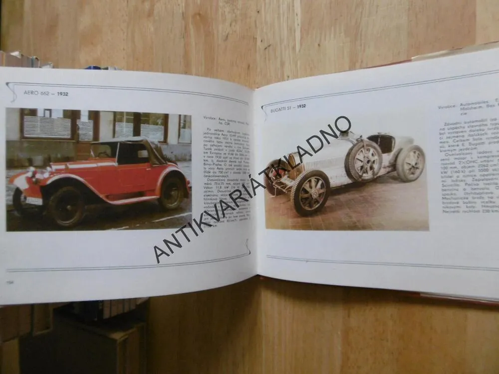 AUTOMOBILY 1885/1940, MINÁŘÍK, 1980, **an