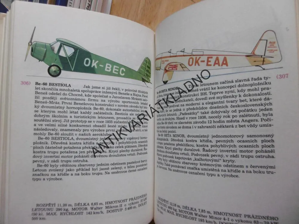 LETADLA ČESKOSLOVENSKÝCH PILOTŮ, ŠOREL, LETECTVÍ, LETADLO, **an