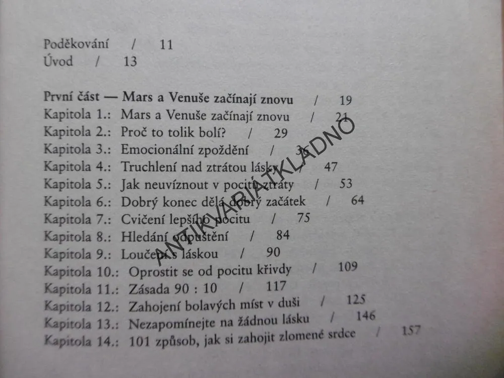 MARS A VENUŠE ZAČÍNAJÍ ZNOVU, JOHN GRAY,