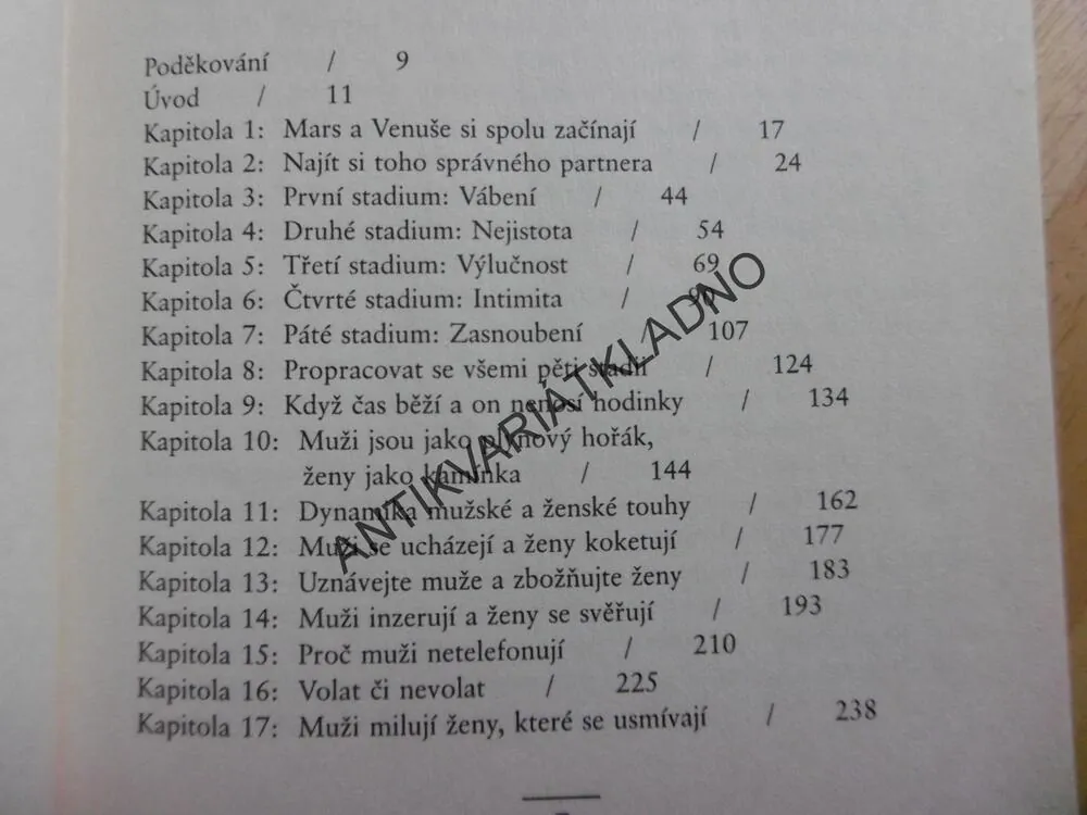 MARS A VENUŠE SI SPOLU ZAČÍNAJÍ, JOHN GRAY,